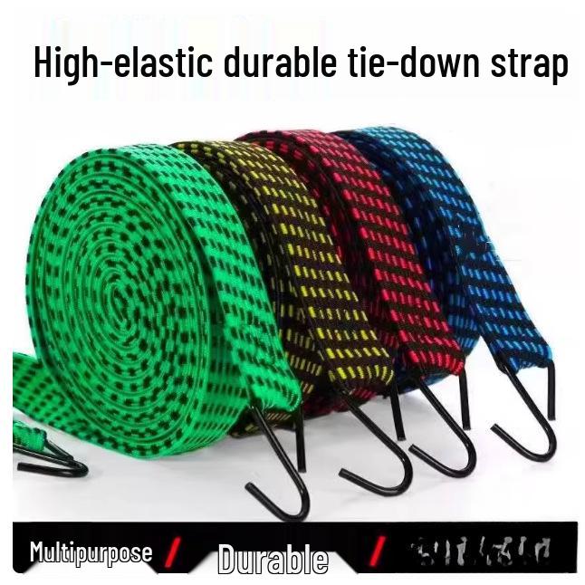 

Motorcycle Bungee Cord Strap: Elastic Tie-Down for Electric Vehicles and Luggage Mixed-1m-1 piece
