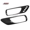 2PCS Carbon Fiber Car Interior Window Side Door Handle Panel Cover Trim For Lexus RC200 RC300 RC F Sport 2015- Accessories