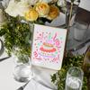 15PCS Happy Birthday Stencils Set, 10cm Reusable Plastic Painting Templates For Cards, Scrapbook, Wood, Wall & Party Decor