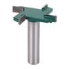 CNC Spoilboard Surfacing Router Bit 4 Flutes 2 Inch Diameter 12in Shank 14in Cutting Height Wood