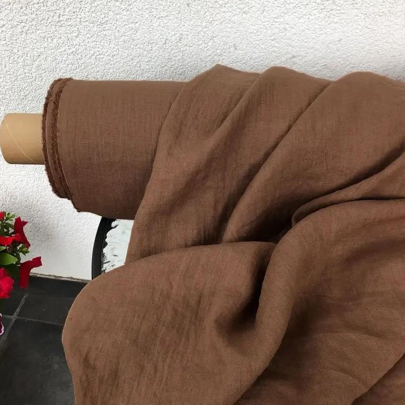 100% Französisches Leinen Runde Tischdecke, Waschbare Natürliche Tischdecke für Esszimmer, Außenbereich, Hochzeiten und Restaurants, Osterdekoration