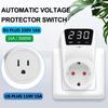 Instelbare Spanningsbeveiligingsstekker 15A/16A Automatische Overspanningsbeveiliging EU/US Stekkerdoos Onder Overspanningsbeveiliging