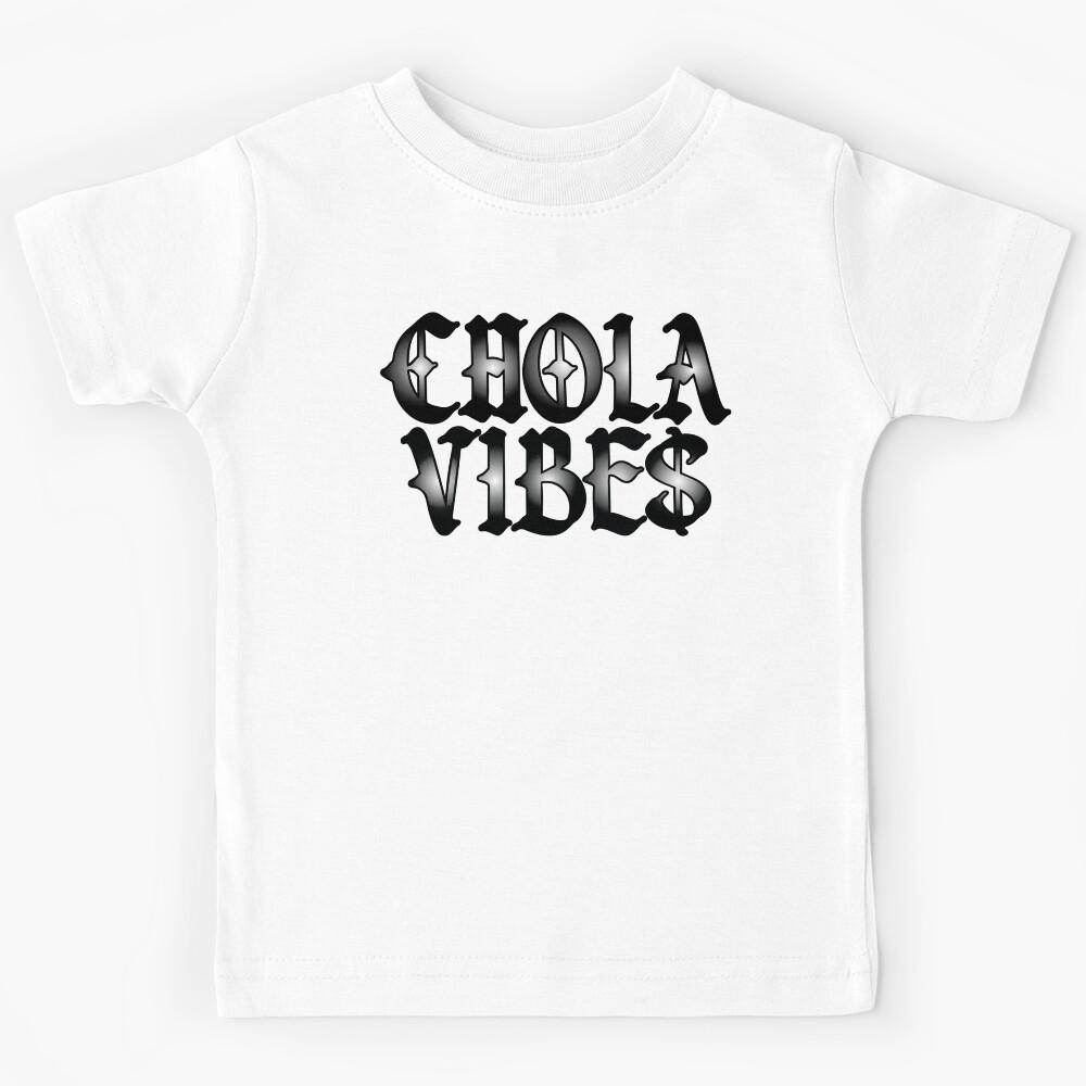 Chola Vibes Black Kids T-Shirt 100