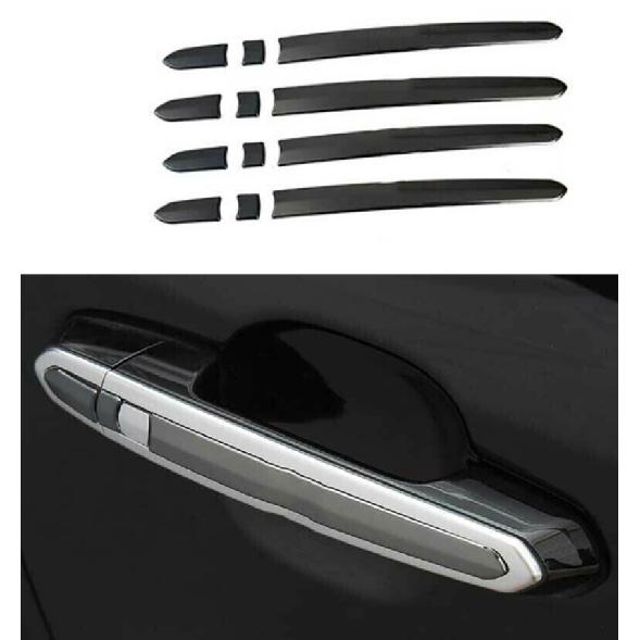 For Cadillac CT4 CT6 XT4 XT5 XT6 ATS XTS Black Steel Side Door Handle Cover 12PC