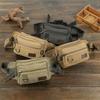 Multi-Function Multilayer Waist Packs Large Capacity Fanny Pack Casual Canvas Chest Bag  Unisex