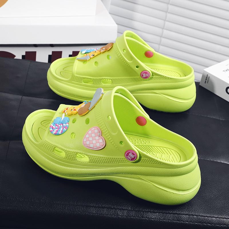 Women's Large Size Women's Sandals Shoes Increase Hole Shoes Summer Beach Sandals