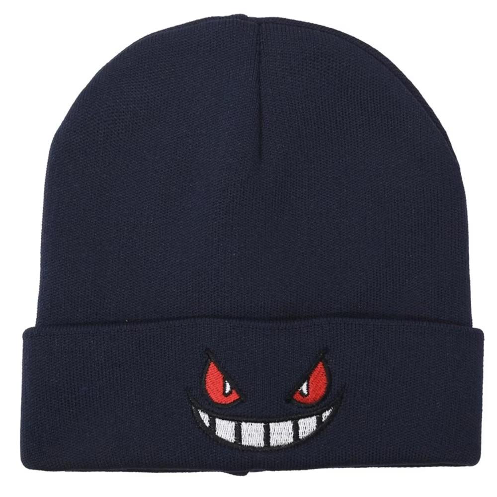 1 Stück Bestickte Strickmütze Beliebter Amerikanischer Anime Cartoon Bestickte Gestrickte Herbst/Winter Warme Mütze Urin Gestrickte Mütze
