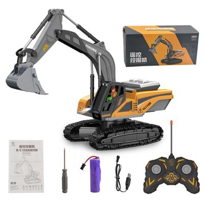 Alloy Engineering Vehicle Remote Control Excavator Bulldozer Dump Truck Electric Toys For Boys