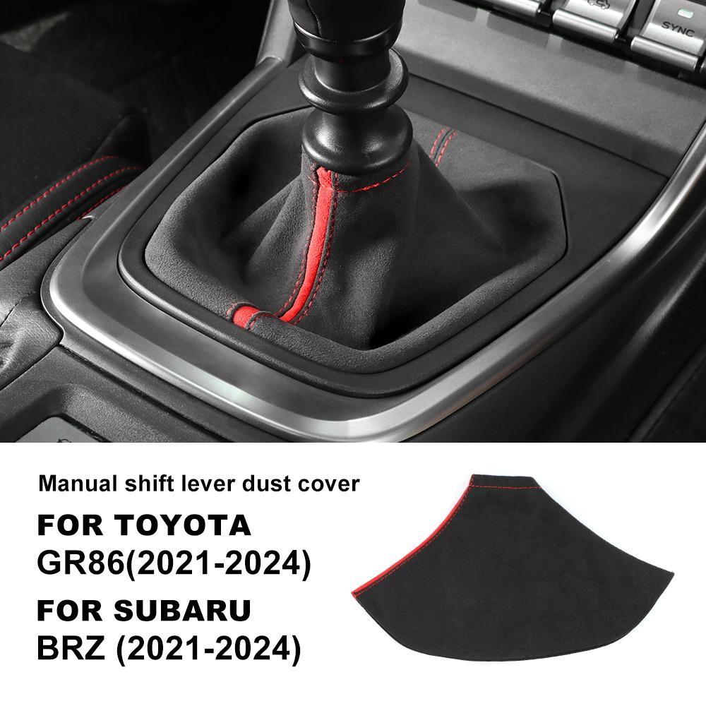 For Subaru BRZ ZD8 Toyota GR86 ZN8 2025 2025 2025 2025 Top Suede Car Manual Knob Gear Shift Boot RHD LHD Interior Accessories