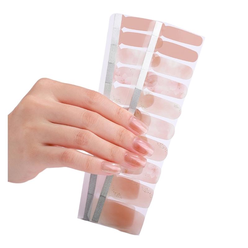 1 Sheet Nail Stickers Nail Strips Self-Adhesive DIY Nail Art Perfect for Nail Enthusiasts and Professional Manicurists