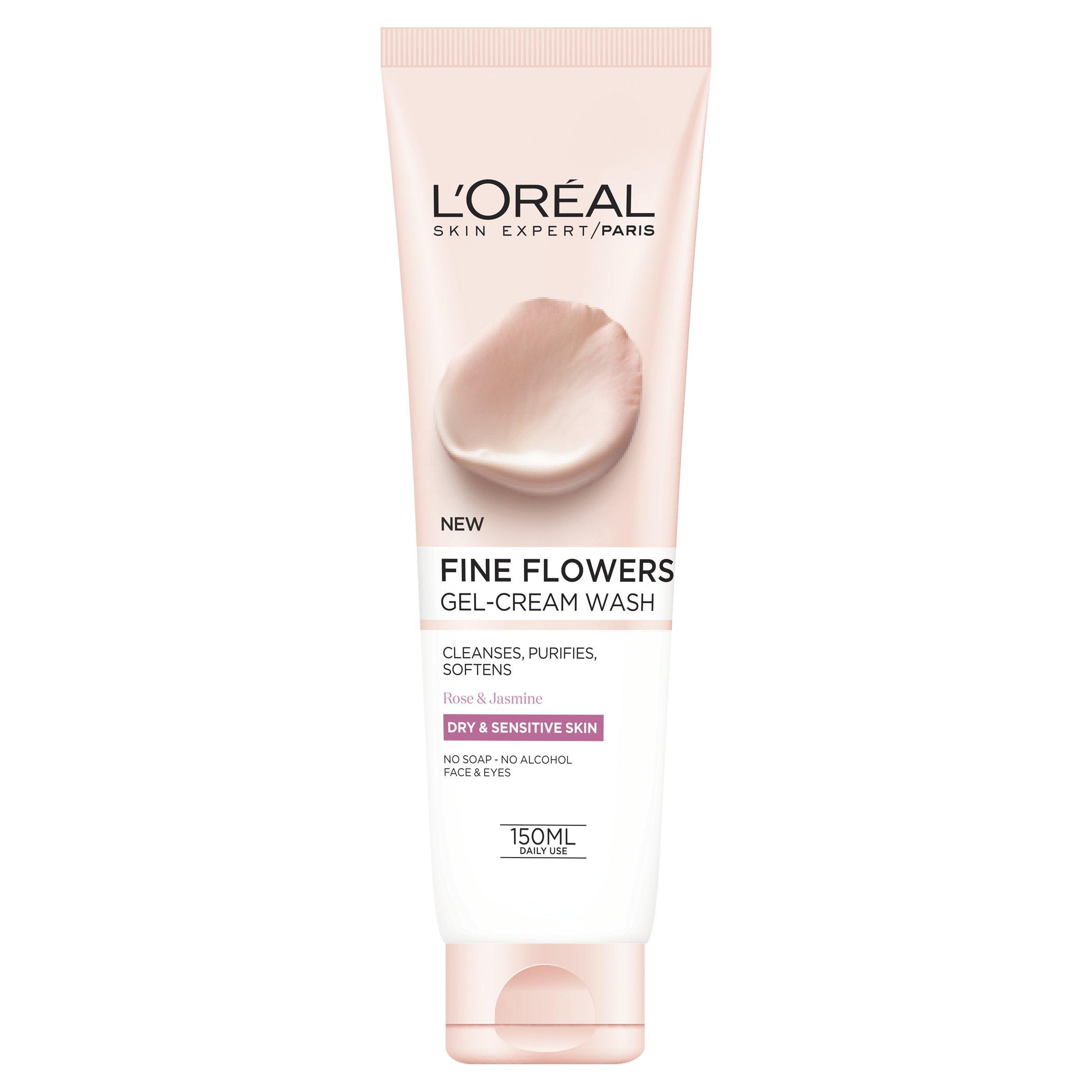 L Oréal Fine Flowers Cleansing Face Wash, 150 ml