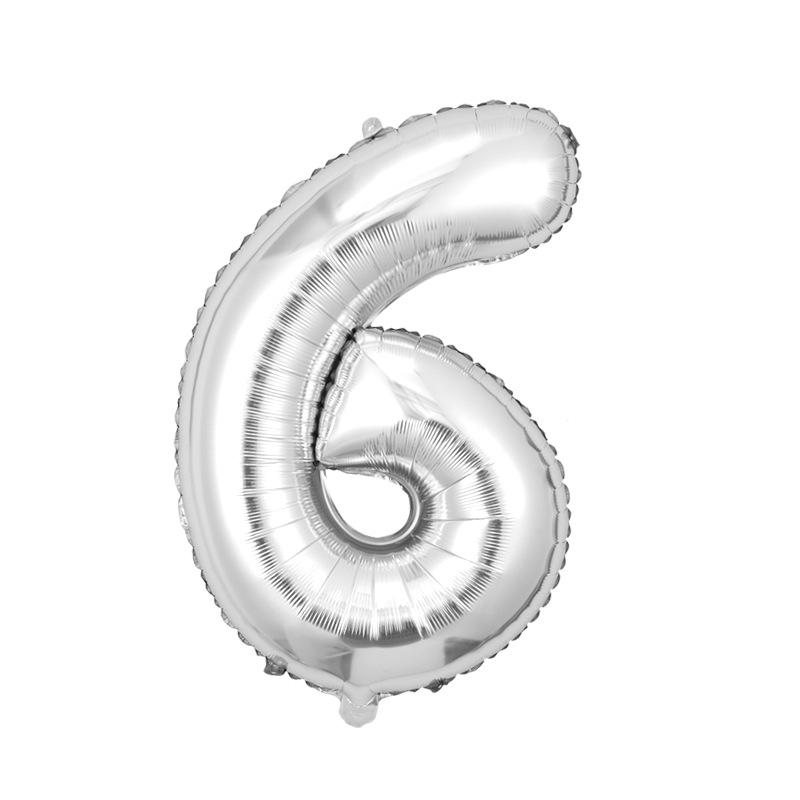 32-Inch Digital Balloons Numbers 0-9 Birthday Par Decoration Wedding Ceremony Room Arrangement Festival Celebration Supplies