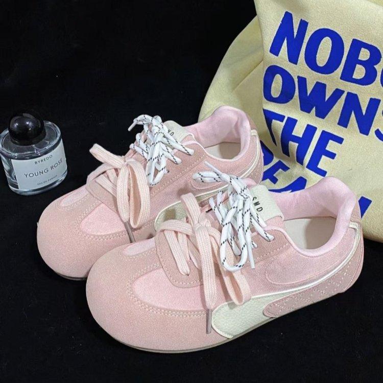 Retro Forrest Gump Schuhe weichsohlige hässliche süße deutsche Trainingsschuhe neue Frühjahrs- und Sommerschuhe rote große Kopf lässige Board-Schuhe