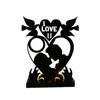 Love Heart  Holder Wedding Candlestick for Table Centerpieces Home Holiday 55KF