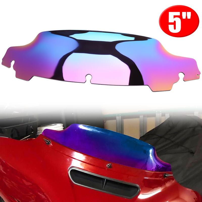 

Wind Deflectore Motorcycle 5 Windshield Front Windscreen ABS For Harley Street Glide Ultra Classic Ultra Classic CVO 2014-2025