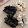 2025 New Korean Dot Floral Hair Clip Sweet Flower Banana Clip Large Hairpins Barrettes For Women Girls Hair Accessories Headwear