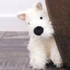 Cute Cartoon White West Highland Dog Plush Toy Doll For Dog Lovers