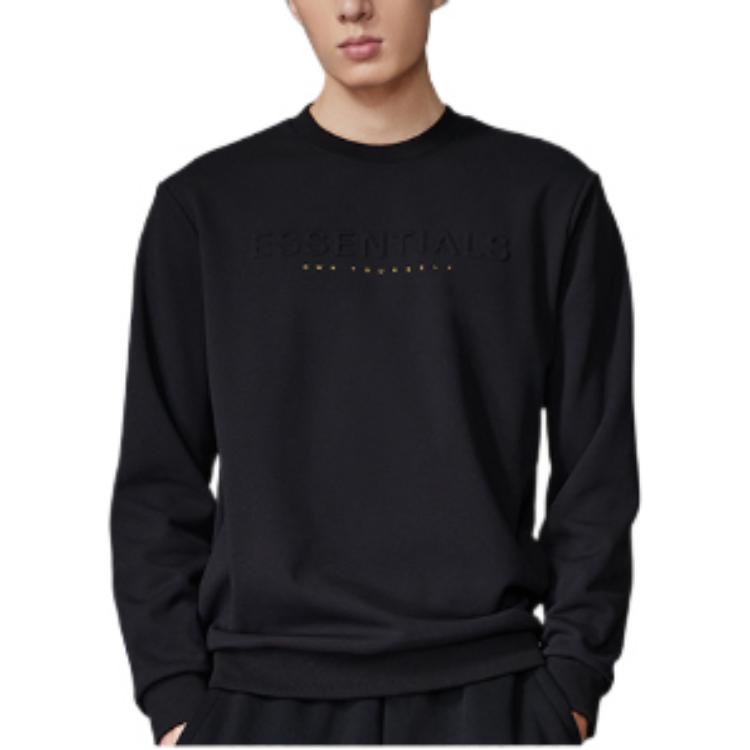 Li Ning Fitness Series Sweatshirt Men's Black AWDSA49-1