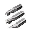 Yihai White Steel Straight Handle Wave Blade Milling Cutter, 3-Flute Coarse and 4-Flute Extended for Aluminum Deburring, 12162025mm