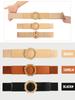 Women Elastic Waist Belt Wide Waistband Adjustable Waist Strap