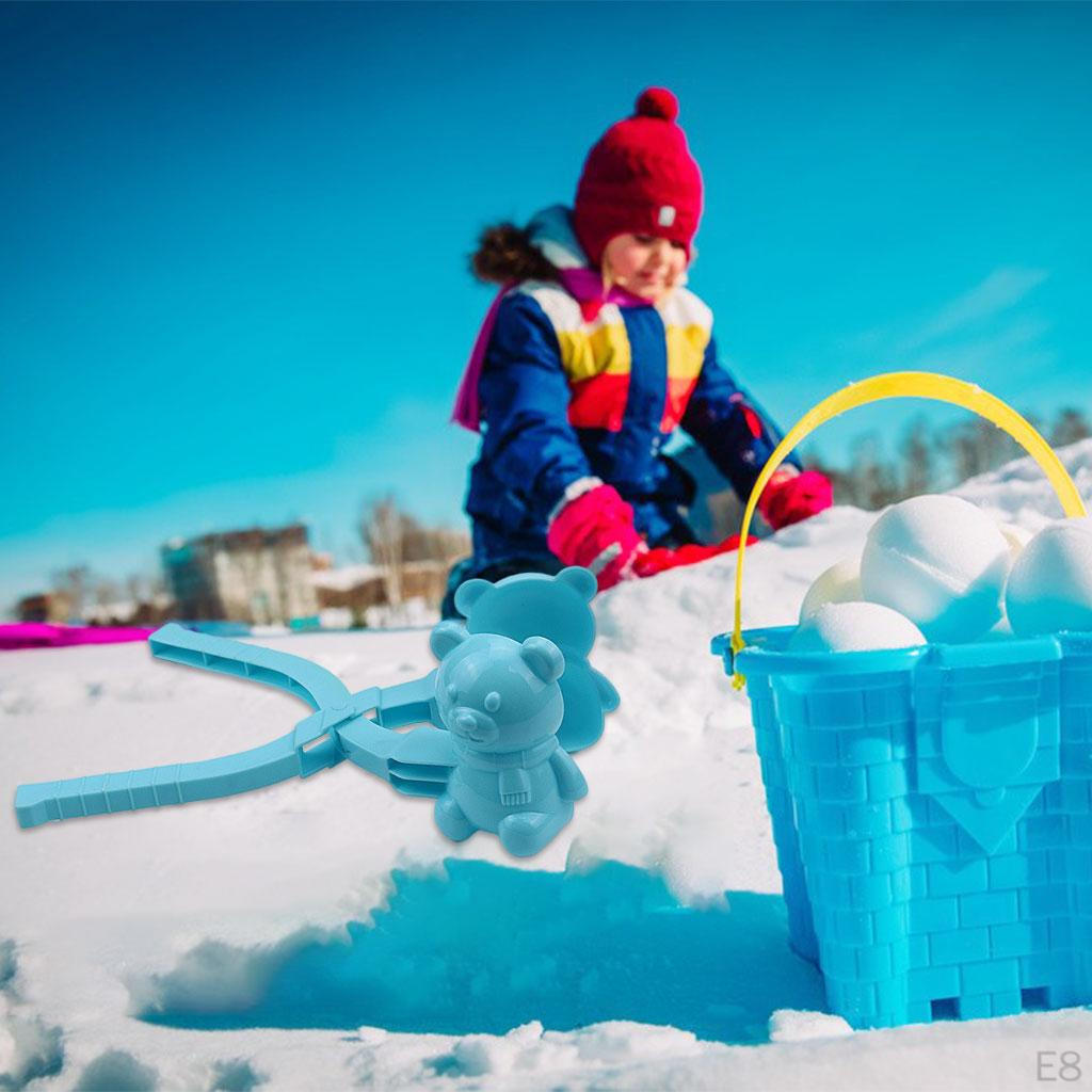 , Снігові Іграшки для Дітей, Зимові Вуличні Інструменти, Затискачі для Сніжків Дитячі Виготовлення Кліп