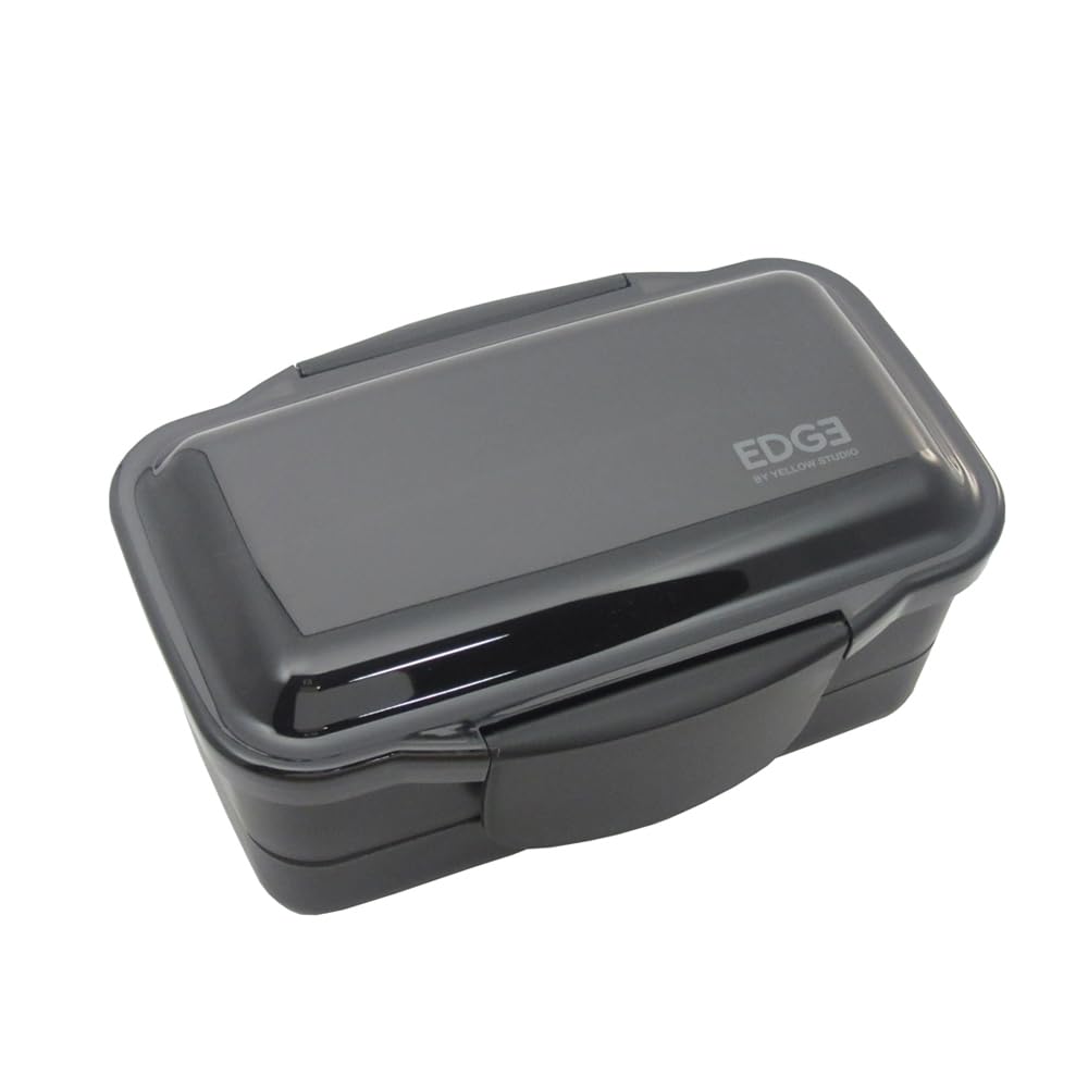 

25 EDGE Dome 2-Tier Lunch Box, 850ml, Black