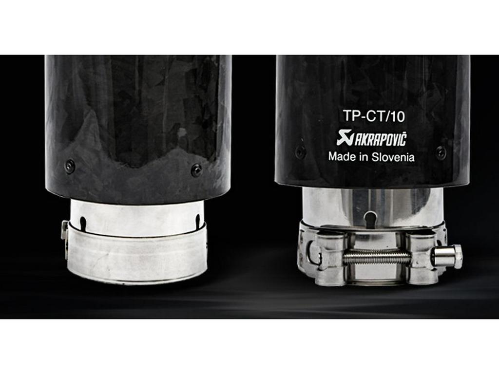 New Carbon Fiber Straight Edge Satin Finish Tailpipe for Car Modification