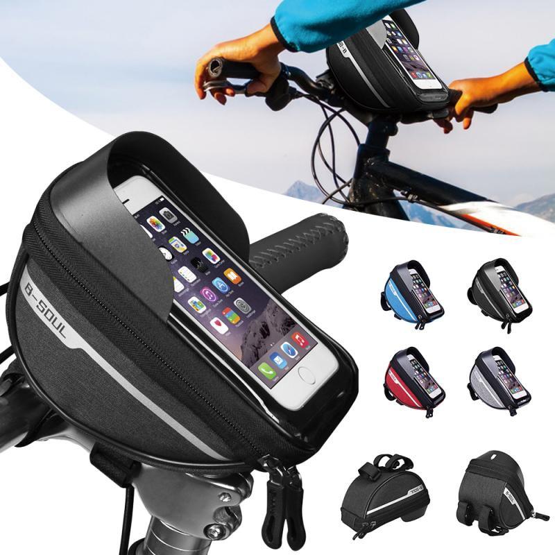 Stylish B-soul Bicycle Handlebar Bag With Sensitive Touch Screen And Large Capacity