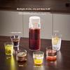 Gianxi Seal Cold Brew Kanne Kaffeetasse Tragbare Glastasse Cold Brew Wasserbecher Amerikanischer Sommer Cold Brew Becher