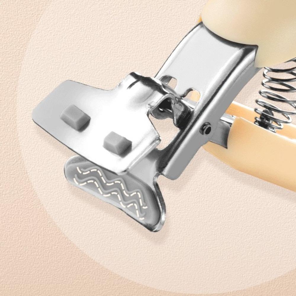 Stainless Steel Anti Scald Clip Silicone Grip Plate Holder Heat-Insulating Clip  Hot Bowl