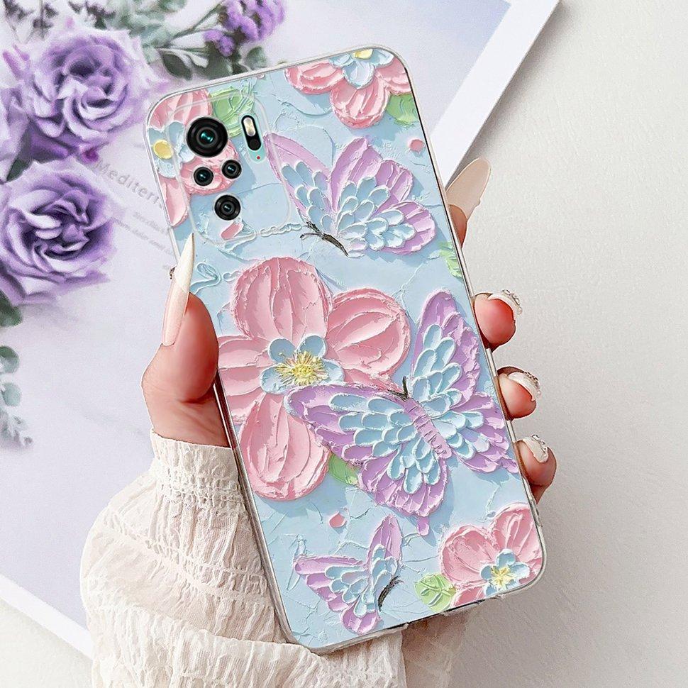 Colorful Pattern Case For Xiaomi Redmi Note 10 4G Ultra Slim Soft Silicone Case For Redmi Note 10 10S Note10 Note10S Cover Coque