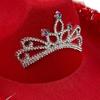 Female Cowgirl Hat Bridal Shower Cap Wide Brim Cap for Cosplay Party Headwear