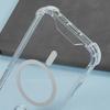 Przezroczyste etui na iPhone 16 Pro Max kompatybilne z MagSafe 1,5 mm wstrząsoodporna tylna okładka