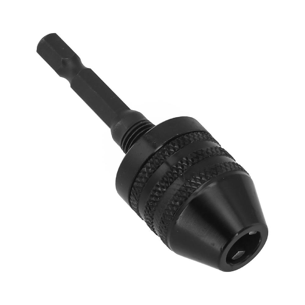 Hex Shank Adapter Quick Change Converter 0.3 To 8mm Drill Attachment Lightweight Design Portable Drill Accessory