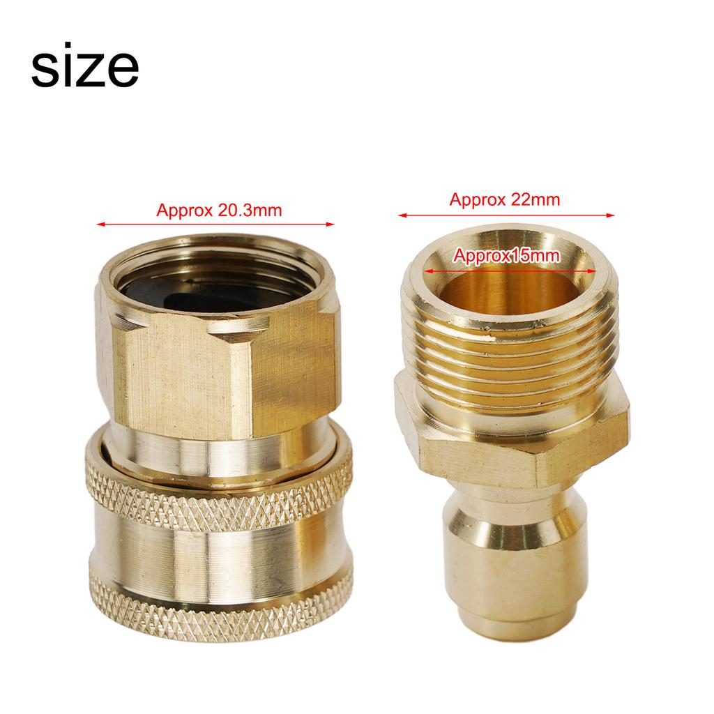 Spout Kit Quick Connect Hose Adapter For High Pressure Washer Nozzles Replacement Accessories 3/8 M22 High Quality