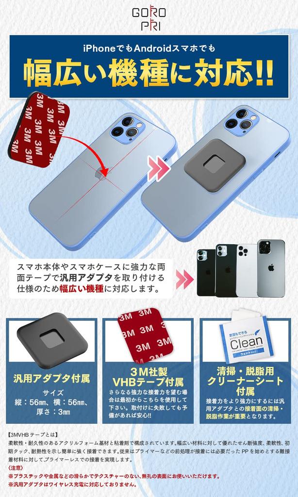 GOROPRI Motorcycle Smartphone Holder with Original Scooter, Bike Smartphone Holder, Bicycle, Strong Magnet, Shocking,