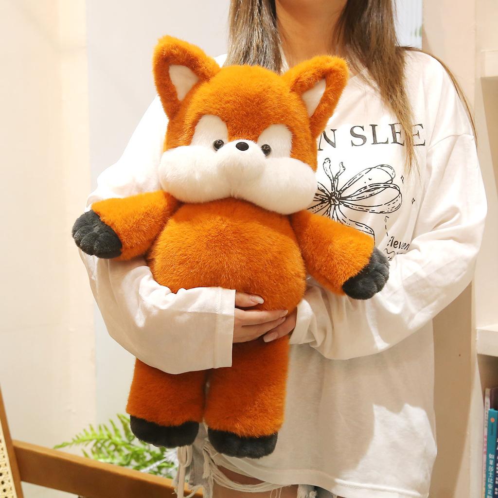 Stupid Doll Fat Plush Toy Fox Elephant Cow Doll Rag Doll Children's Birthday Gift