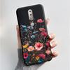 Printing Pattern Case For Nokia 7.1/Nokia 7 Plus Fundas Nokia7 Cover Soft Silicone Black Shell Cute Flower Cartoon Casing Coque