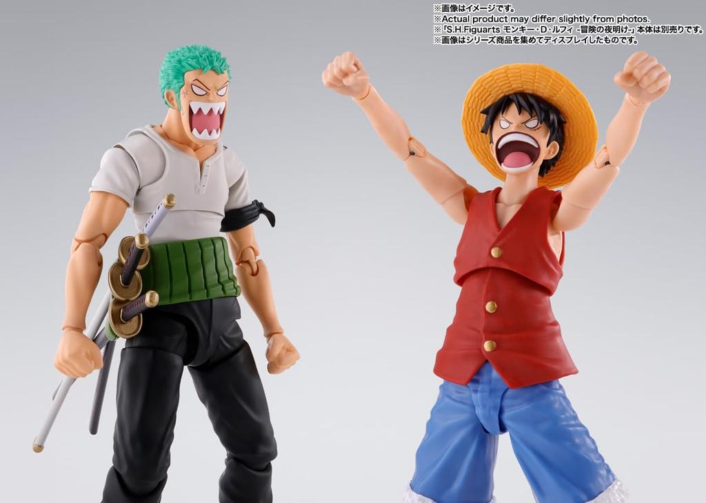 TAMASHII NATIONS ONE PIECE Roronoa Zoro of 150mm PVC ABS Painted Action Figure S.H.Figuarts -Dawn Adventure- Approx. &