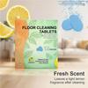 12pcs/box Floor Cleaning Tablets Mild Stain Removal Floor Cleaner Sheets For Tiles Marble Laminate Kitchen Home Indoor Cleaning