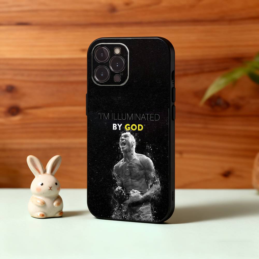 F-Fighter C-Charles Oliveira Do Bronx Phone Case For iPhone17,16,15,14,13,12,Plus,Pro Max, 5G Others Soft Black Cover
