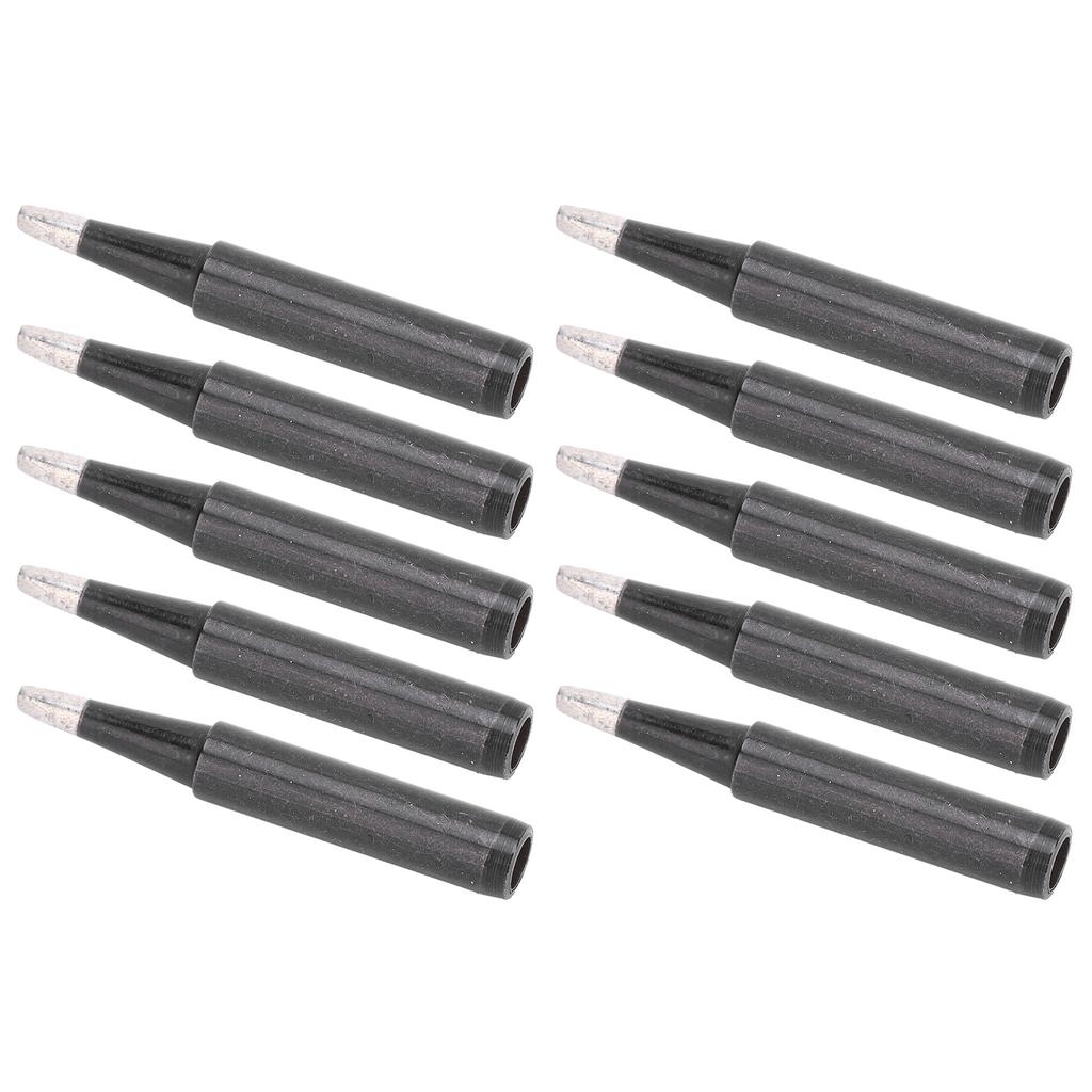 10Pcs Soldering Iron Tips Replacement Black Inner Heating Type Accessories 900M T 2.4D