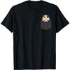 Guinea Pig Pocket Funny Cavy Rodent Animal Men Women Kids T-Shirt