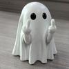 Ornaments Halloween Ghost Figure Middle Finger Creative Cute Little Ghost Decorative Resin Crafts Home Ornaments
