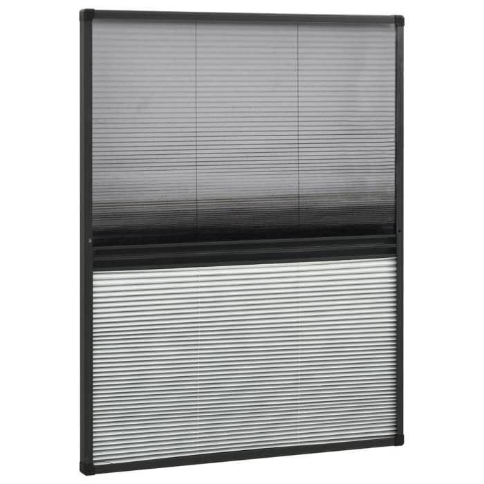 Moustiquaire - Maison Exclusive Moustiquaire plissée - Fenêtre de toit 60x80 cm - Cadre aluminium - Auvent PET