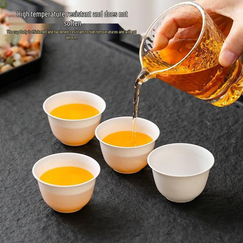 ZISIZ Rice Husk Disposable Heat-Resistant Cup