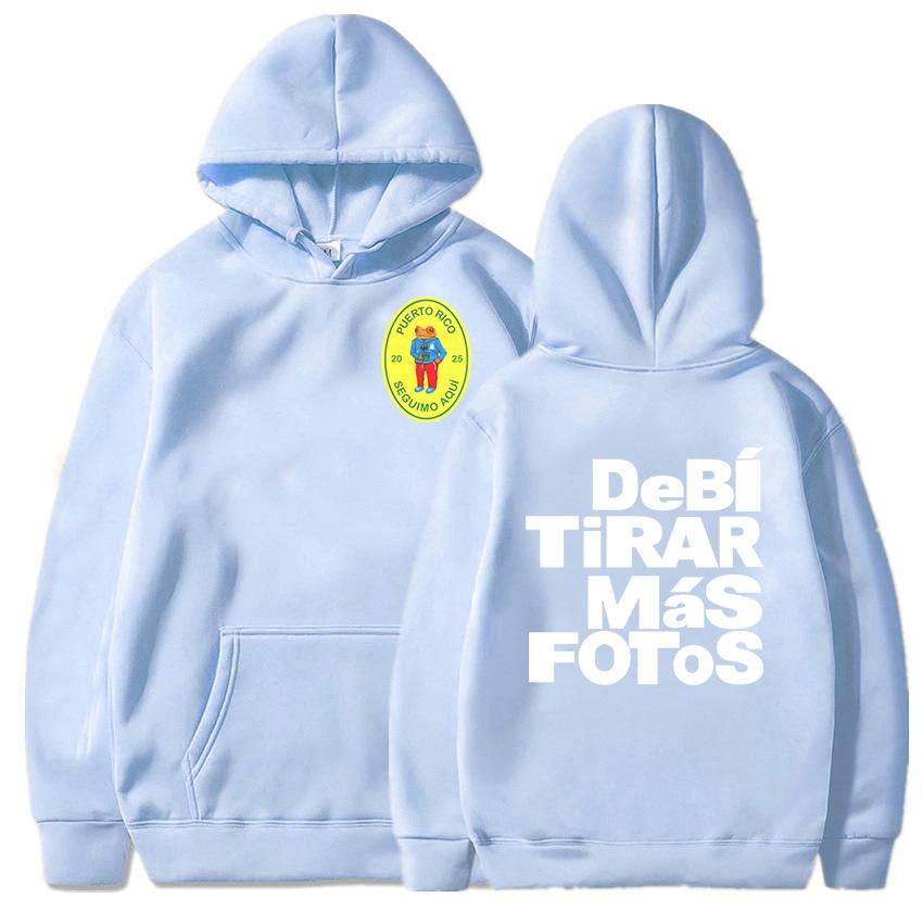 DTMF Debí Tirar Más Fotos 2025 Nové Album Mikiny Bad Bunny Slavný Zpěvák Mikiny Grafický Potisk Oblečení Dámská Mikina Dívky