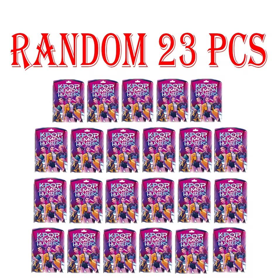 24pcs Random Blind Box 5-12cmAnime KPop Demon Hunters Girl Group RUMI MIRA ZOEY Figure Action Pvc Model Toys Ornaments Gifts