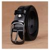 Womens Genuine Leather Belt With Hollow Design Slim Width 2-4cm Adjustable Length Black Coffee Business Casual Pants Jeans
