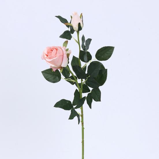 Artificial Rose Multi-use Bright-colored Faux Silk Flower Simulation Flower Display Decoration